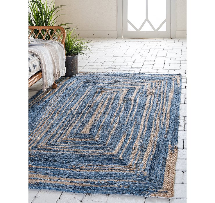 8' x 10' Braided Chindi Rug