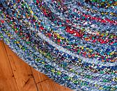 8' x 10' Braided Chindi Oval Rug thumbnail