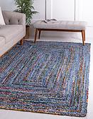 5' x 8' Braided Chindi Rug thumbnail