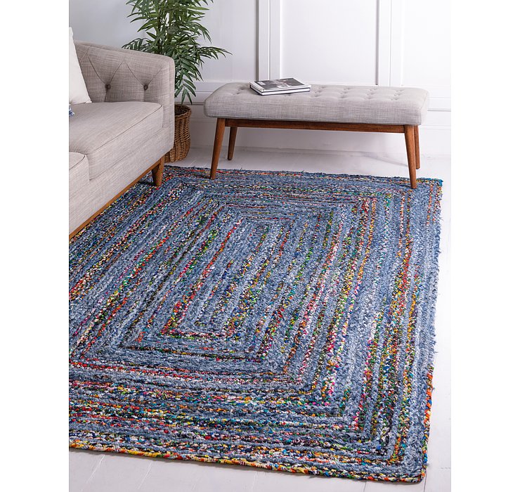 9' x 12' Braided Chindi Rug