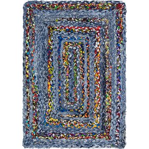 Unique Loom 2' x 3' Braided Chindi Rug