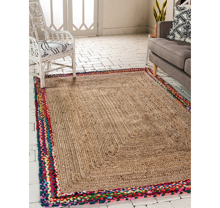 8' x 10' Braided Jute Rug