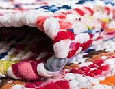 2' 6 x 6' Braided Chindi Runner Rug thumbnail