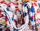 2' 6 x 6' Braided Chindi Runner Rug thumbnail