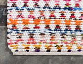2' 6 x 6' Braided Chindi Runner Rug thumbnail