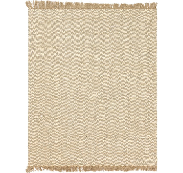 8' x 10' Braided Jute Rug