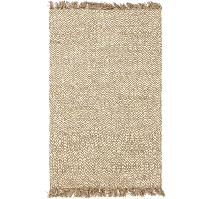 5' x 8' Braided Jute Rug