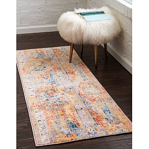 Unique Loom 2' 7 x 8' 2 Basilica Runner Rug