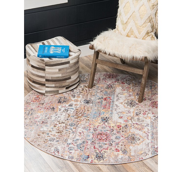 3' 3 x 3' 3 Madrid Round Rug