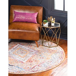 Unique Loom 6' x 6' Brighton Round Rug