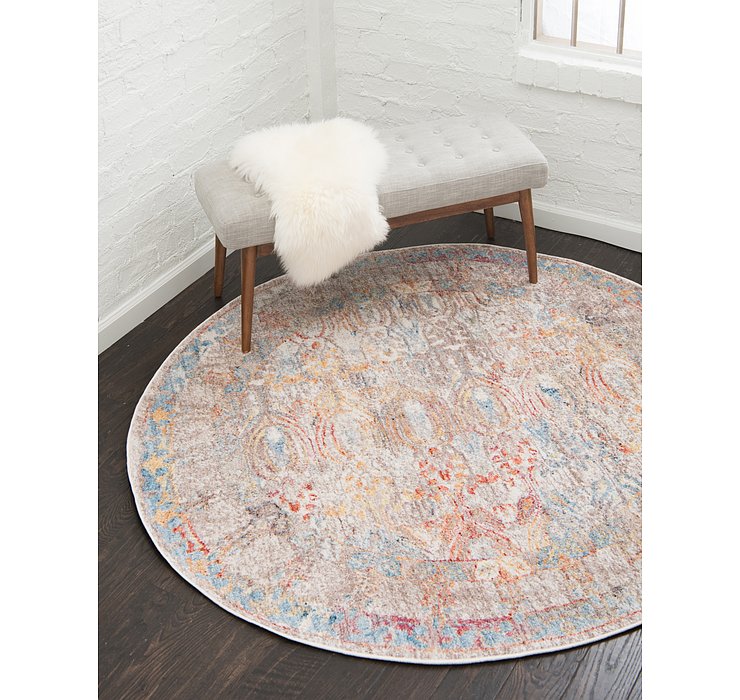3' 3 x 3' 3 Williamsburg Round Rug