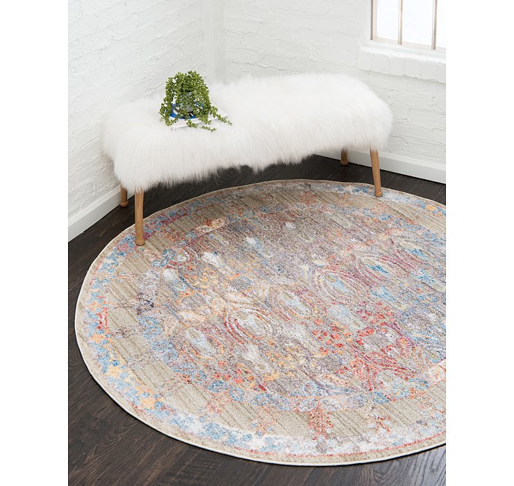 3' 3 x 3' 3 Brooklyn Round Rug