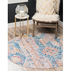 Unique Loom 3' 3 x 3' 3 Basilica Round Rug