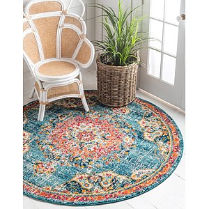 Unique Loom 6' x 6' Penrose Round Rug