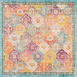 Unique Loom 8' x 8' Penrose Square Rug