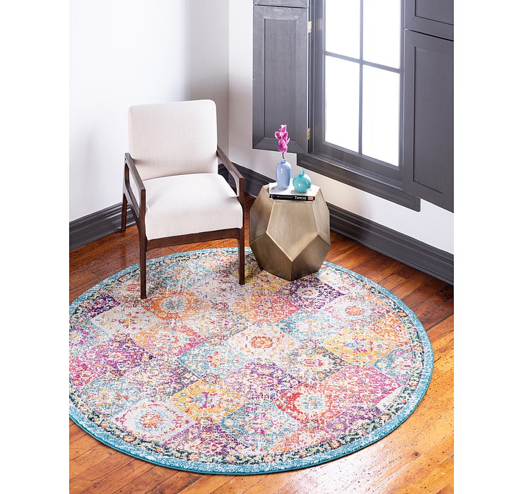 6' x 6' Carrington Round Rug