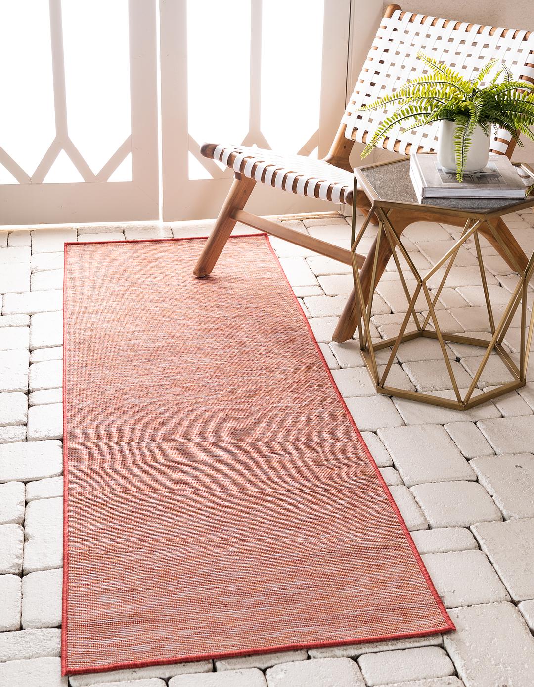 Terracotta 2 X 6 Outdoor Patio Runner Rug Area Rugs Erugs Main Image Of Rug
