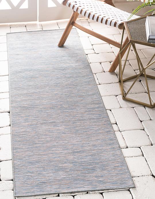 Blue 2 X 6 Outdoor Patio Runner Rug Area Rugs Erugs