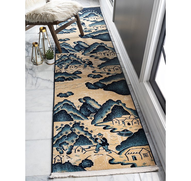 2' 7 x 10' Pao Tou Runner Rug