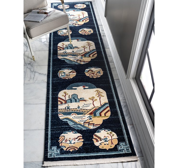 2' 7 x 10' Pao Tou Runner Rug