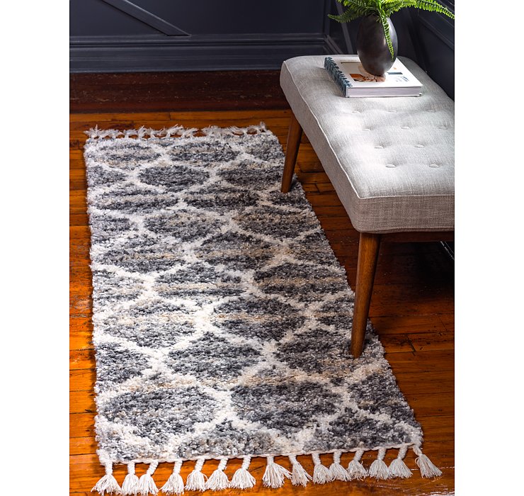 2' 2 x 6' Lagom Shag Runner Rug