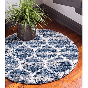 5' x 5' Lagom Shag Round Rug