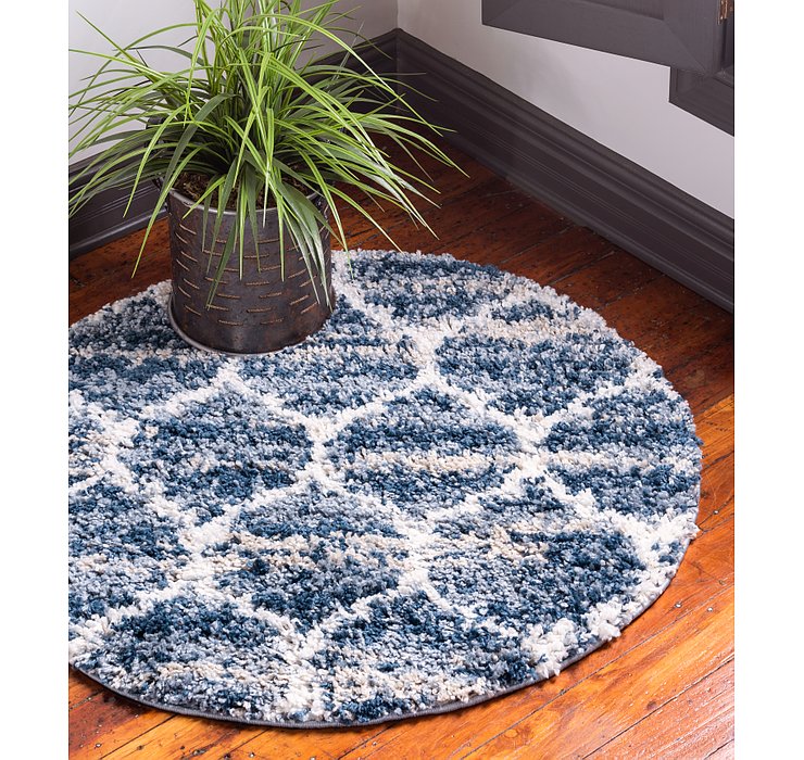 5' x 5' Lagom Shag Round Rug