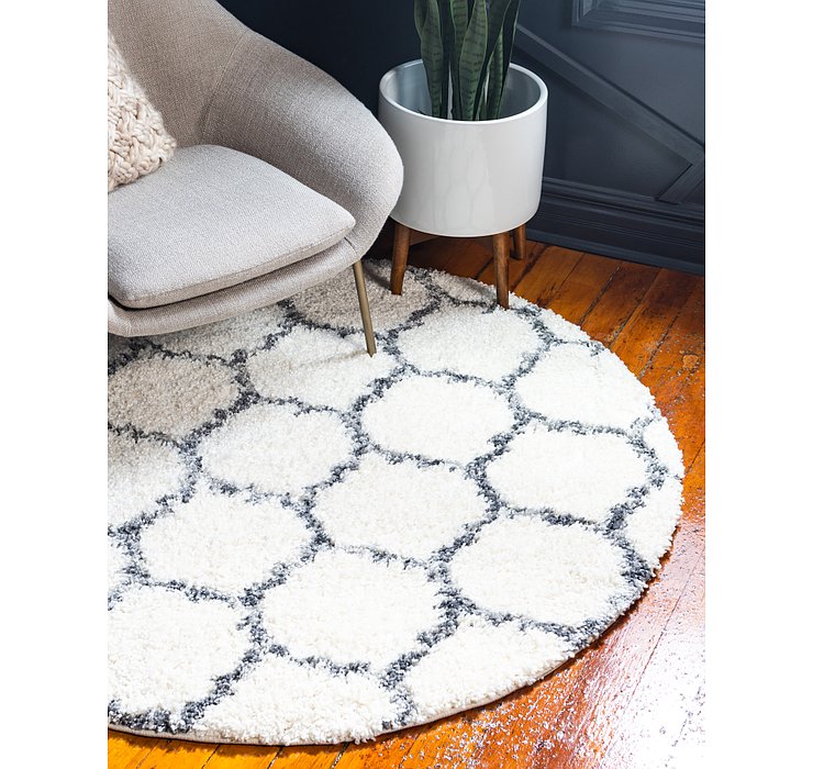 3' 3 x 3' 3 Athena Shag Round Rug