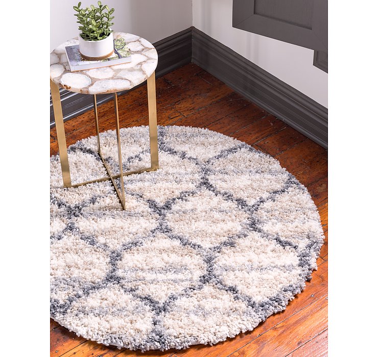 5' x 5' Lagom Shag Round Rug