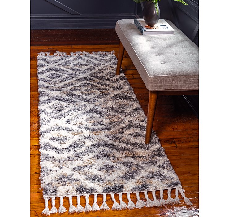 2' 2 x 6' Athena Shag Runner Rug