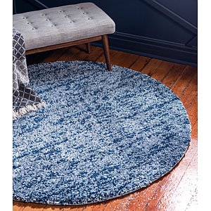 5' x 5' Lagom Shag Round Rug