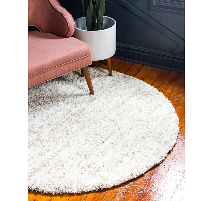 5' x 5' Lagom Shag Round Rug