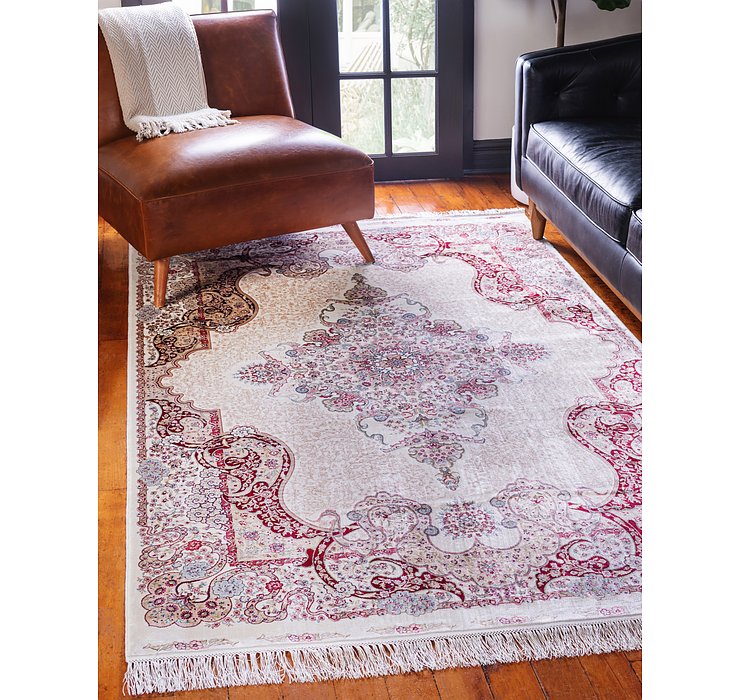 9' 2 x 12' 6 Qom Bamboo Silk Rug