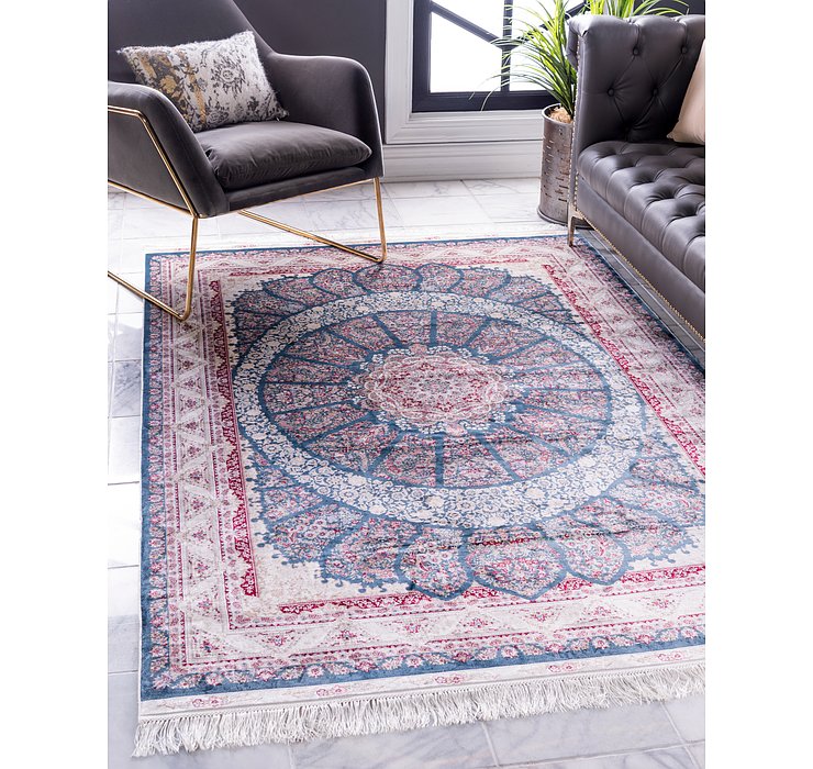 9' 10 x 16' 5 Qom Bamboo Silk Rug