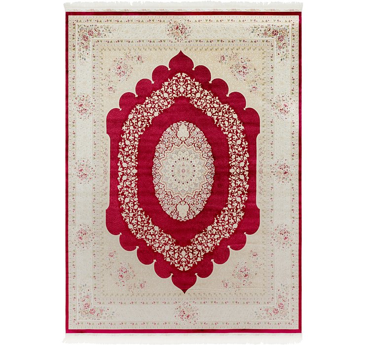 9' 2 x 12' 6 Qom Bamboo Silk Rug