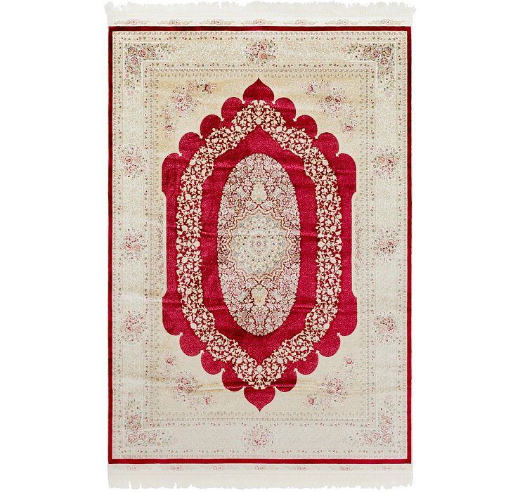 5' x 7' 3 Qom Bamboo Silk Rug