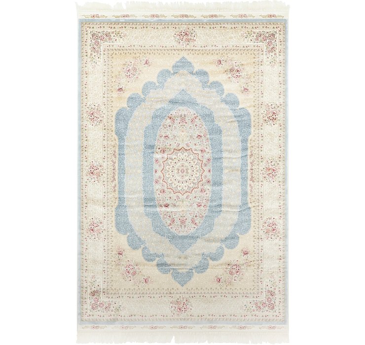 5' x 7' 3 Qom Bamboo Silk Rug