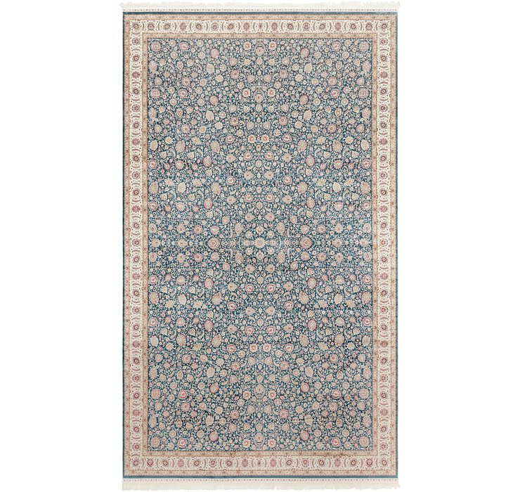 9' 10 x 16' 5 Qom Bamboo Silk Rug