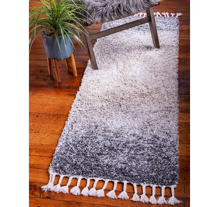 2' 2 x 6' Lagom Shag Runner Rug