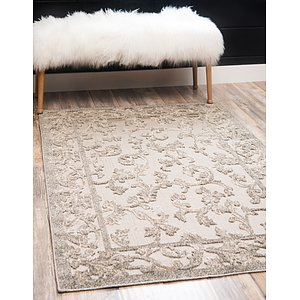 Unique Loom 4' x 6' Outdoor Botanical Rug