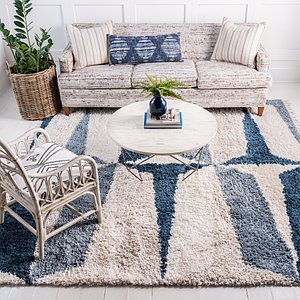 Unique Loom 8' x 8' Lagom Shag Square Rug