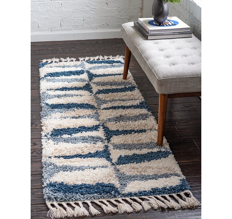 2' 2 x 6' Lagom Shag Runner Rug