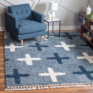 Unique Loom 8' x 8' Lagom Shag Square Rug