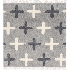 Unique Loom 8' x 8' Lagom Shag Square Rug