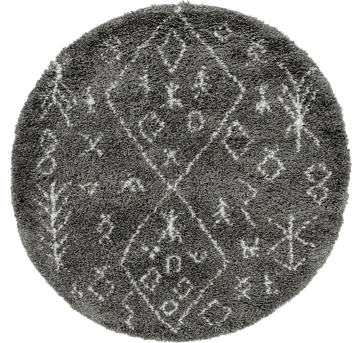 5' x 5' Marrakesh Shag Round Rug