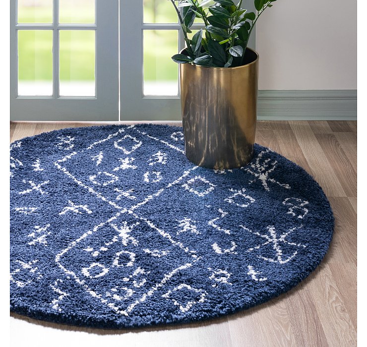 5' x 5' Marrakesh Shag Round Rug