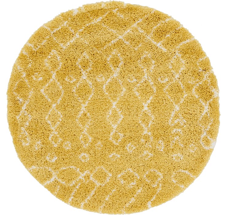5' x 5' Marrakesh Shag Round Rug