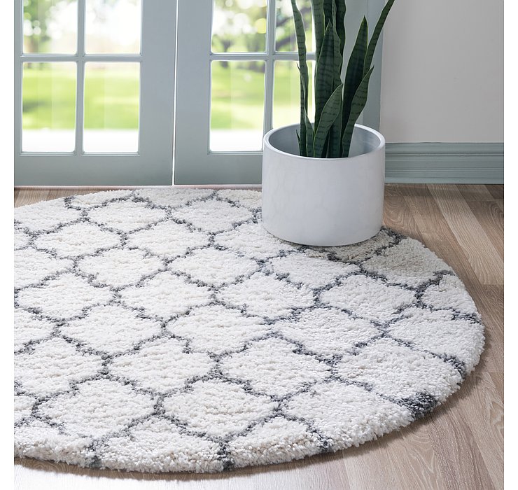 8' x 8' Marrakesh Shag Round Rug