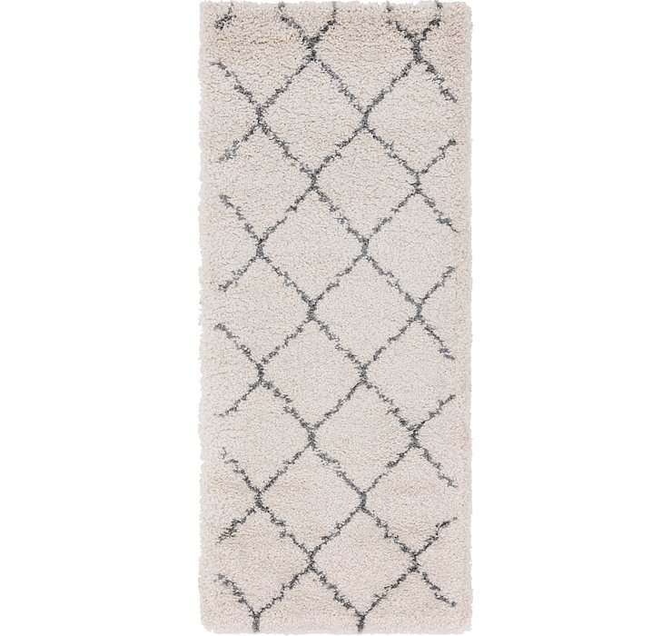 2' 7 x 6' Marrakesh Shag Runner Rug