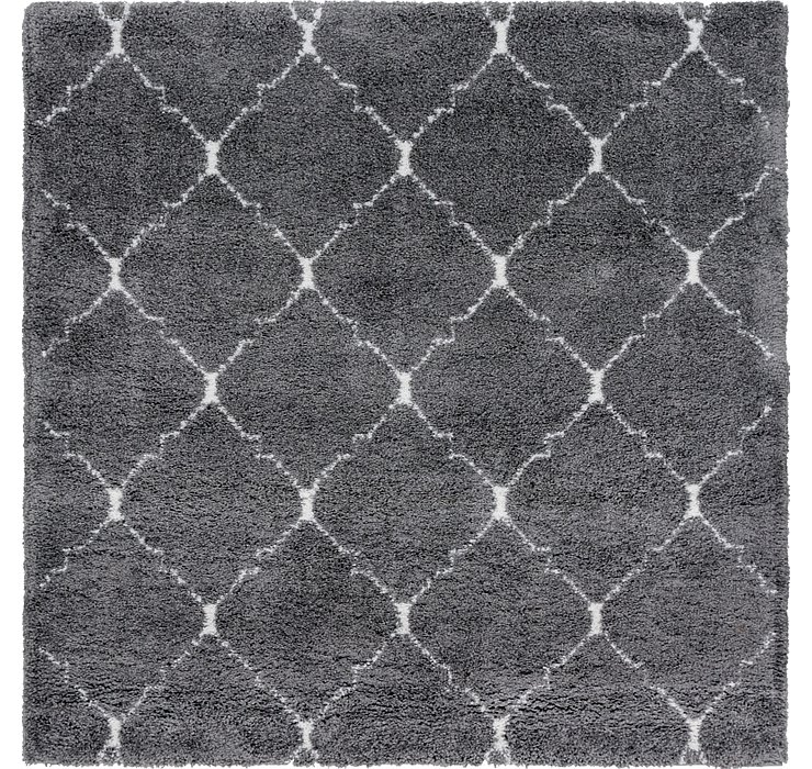8' x 8' Morroccan Shag Square Rug